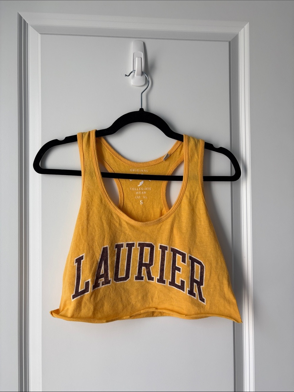 Wilfred Laurier Racerback Cropped University Tank